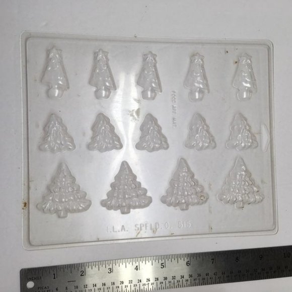 Plastic Craft Candy Mold Christmas Trees - Picture 4 of 4